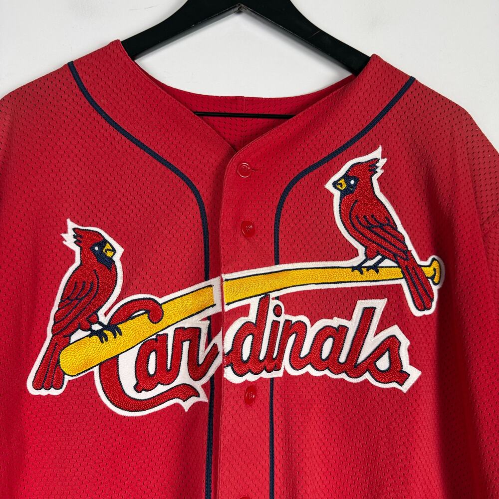 St Louis Cardinals McKay 39 Red Jersey Shirt MLB Baseball FLAW  - 2XL - Picture 2 of 10